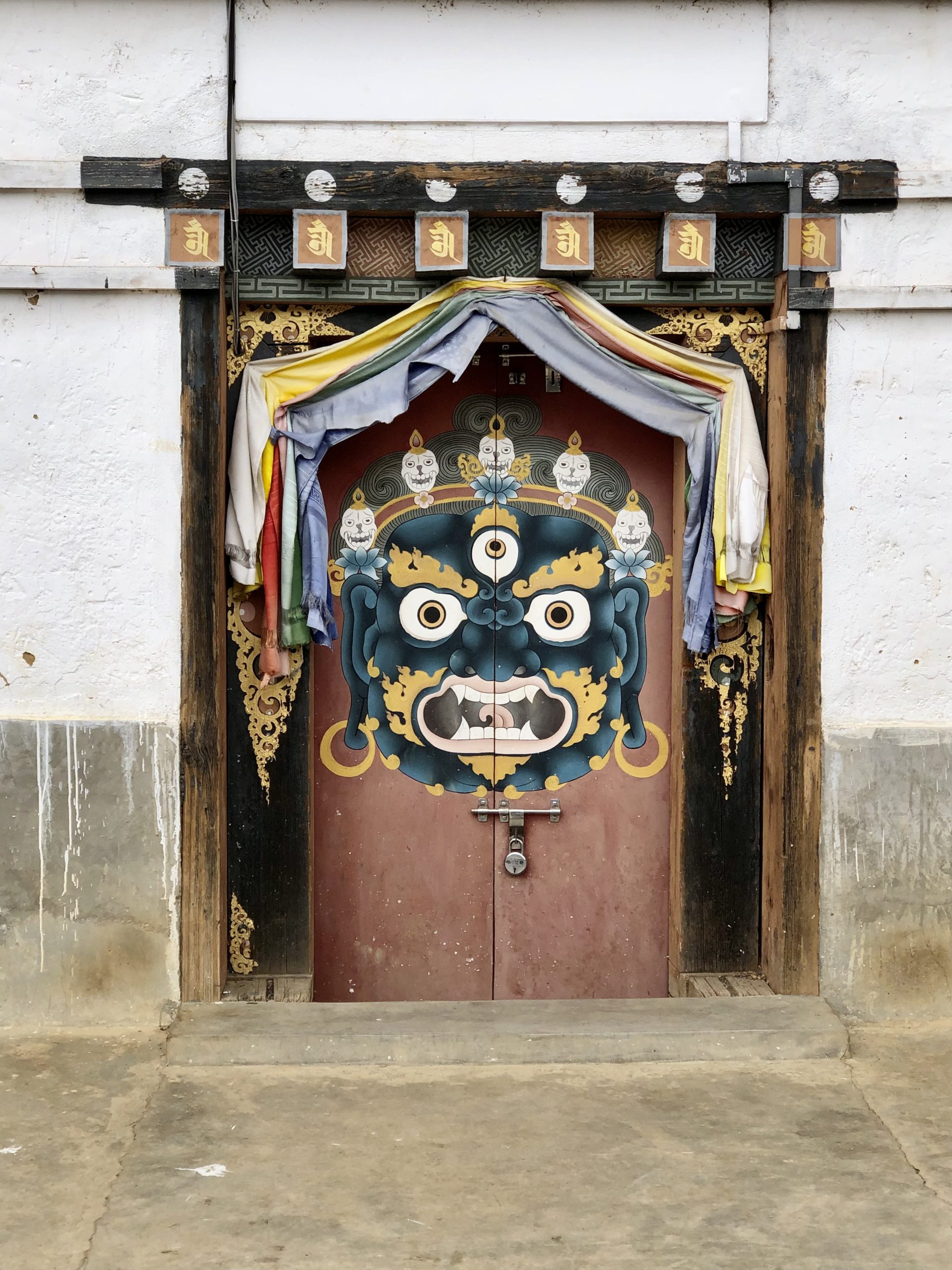 Bhutanese Traditional Door